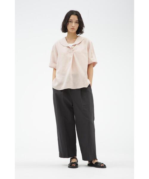 MARGARET HOWELL(マーガレットハウエル)の「LINEN VOILE(シャツ/ブラウス・レディース・ピンク系その他/ホワイト/ブルー系その他5・1/2)」の18枚目の写真