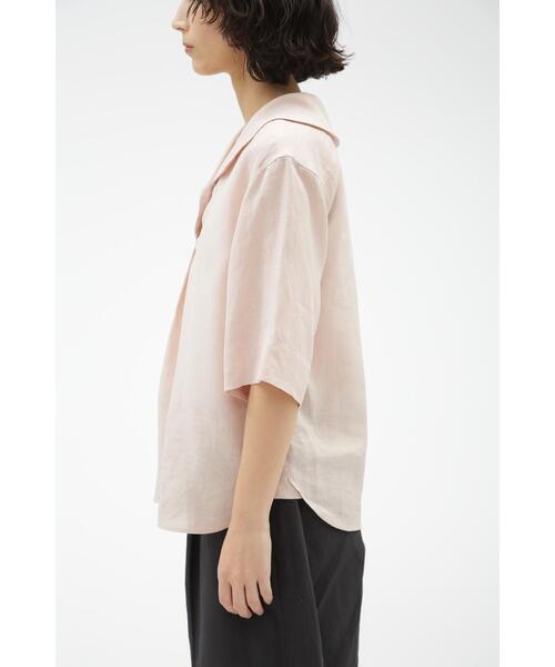 MARGARET HOWELL(マーガレットハウエル)の「LINEN VOILE(シャツ/ブラウス・レディース・ピンク系その他/ホワイト/ブルー系その他5・1/2)」の19枚目の写真