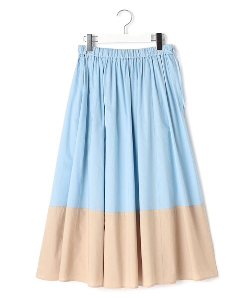 スカート JYK WOMEN】バイカラーギャザー スカート（スカート）｜J.PRESS YORK