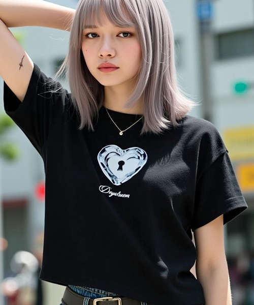 セール】『mahagrid/マハグリッド』HEART LOCK TEE/ハートロック