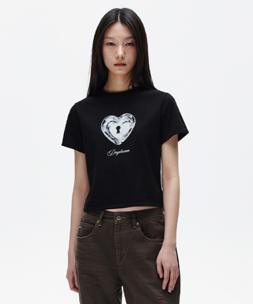 セール】『mahagrid/マハグリッド』HEART LOCK TEE/ハートロック