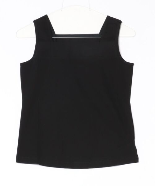 STRAWBERRY-FIELDS（ストロベリーフィールズ）の「フライスタンクトップ（キャミソール・レディース・ブラック/ホワイト/オレンジ/ブラウン・2）」の13枚目の写真