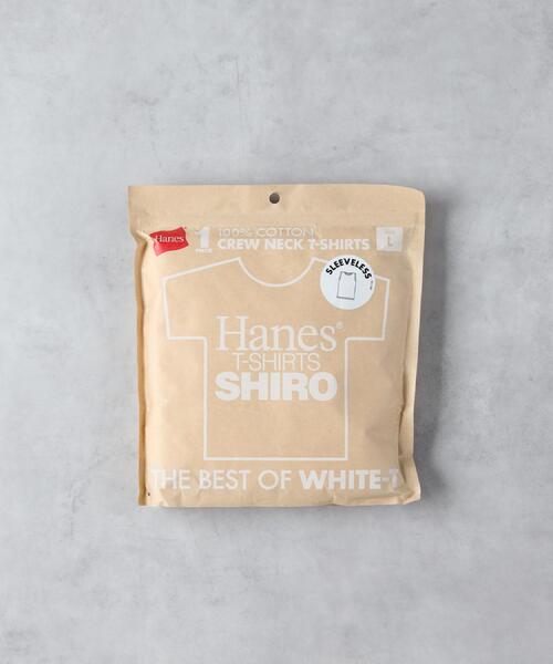 HANES(ヘインズ)の「HANES(ヘインズ)【メンズ】「SHIRO」スリーブレス(タンクトップ・メンズ・ホワイト・L/M/S/XL)」の12枚目の写真