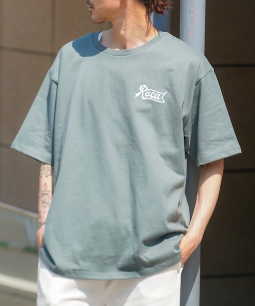 RVCA(ルーカ)の「RVCA メンズ PEN SCRIPT SS Tシャツ 【2025年春夏モデル】/ルーカロゴバックプリント半袖Tシャツ(Tシャツ/カットソー・メンズ・ブラック/グレー系その他/ブラック系その他/グリーン系その他/ホワイト・SMALL/MEDIUM/LARGE/X-LARGE)」の22枚目の写真