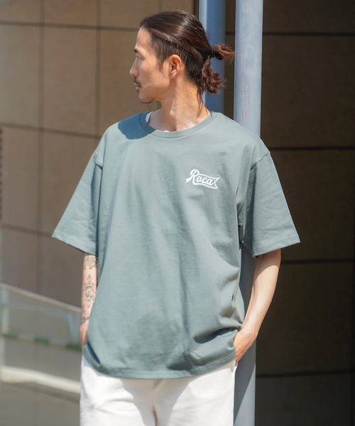 RVCA(ルーカ)の「RVCA メンズ PEN SCRIPT SS Tシャツ 【2025年春夏モデル】/ルーカロゴバックプリント半袖Tシャツ(Tシャツ/カットソー・メンズ・ブラック/グレー系その他/ブラック系その他/グリーン系その他/ホワイト・SMALL/MEDIUM/LARGE/X-LARGE)」の19枚目の写真