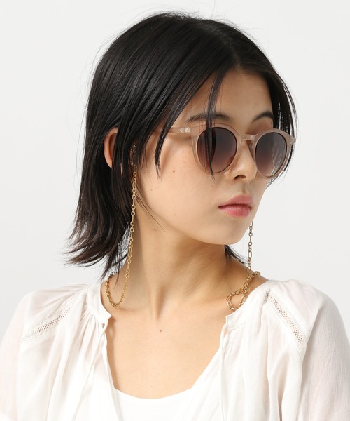 BAYFLOW（ベイフロー）の「[帽子やサングラスにもつけらえる]ステンレスマルチウェイグラスネックレス（ネックレス・レディース・イエロー/ライトグレー・FREE）」の10枚目の写真