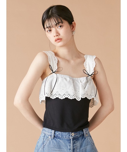 セール】【LILY BROWN Lingerie】2wayレーシーカップイントップス