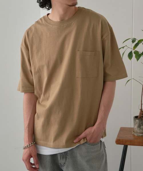 MAGASIN DE MODE Brew(マガジンデモードブリュー)の「【MAGASIN DE MODE Brew】Tシャツ+タンクトップ アンサンブル MZJ(Tシャツ/カットソー・メンズ・ブラック/ベージュ/ホワイト・M/L/LL)」の3枚目の写真