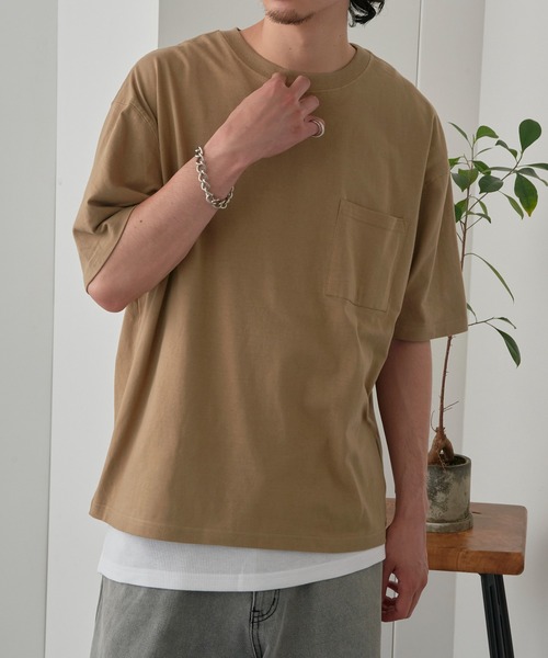 MAGASIN DE MODE Brew(マガジンデモードブリュー)の「【MAGASIN DE MODE Brew】Tシャツ+タンクトップ アンサンブル MZJ(Tシャツ/カットソー・メンズ・ブラック/ベージュ/ホワイト・M/L/LL)」の21枚目の写真