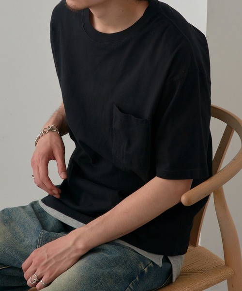 MAGASIN DE MODE Brew(マガジンデモードブリュー)の「【MAGASIN DE MODE Brew】Tシャツ+タンクトップ アンサンブル MZJ(Tシャツ/カットソー・メンズ・ブラック/ベージュ/ホワイト・M/L/LL)」の9枚目の写真