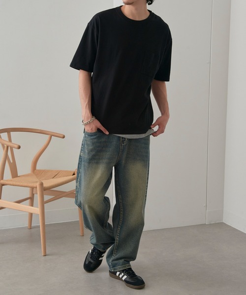 MAGASIN DE MODE Brew(マガジンデモードブリュー)の「【MAGASIN DE MODE Brew】Tシャツ+タンクトップ アンサンブル MZJ(Tシャツ/カットソー・メンズ・ブラック/ベージュ/ホワイト・M/L/LL)」の12枚目の写真