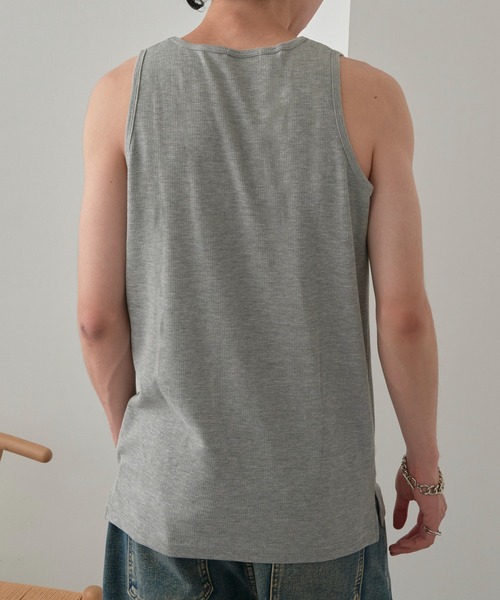 MAGASIN DE MODE Brew(マガジンデモードブリュー)の「【MAGASIN DE MODE Brew】Tシャツ+タンクトップ アンサンブル MZJ(Tシャツ/カットソー・メンズ・ブラック/ベージュ/ホワイト・M/L/LL)」の15枚目の写真