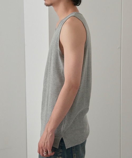 MAGASIN DE MODE Brew(マガジンデモードブリュー)の「【MAGASIN DE MODE Brew】Tシャツ+タンクトップ アンサンブル MZJ(Tシャツ/カットソー・メンズ・ブラック/ベージュ/ホワイト・M/L/LL)」の14枚目の写真