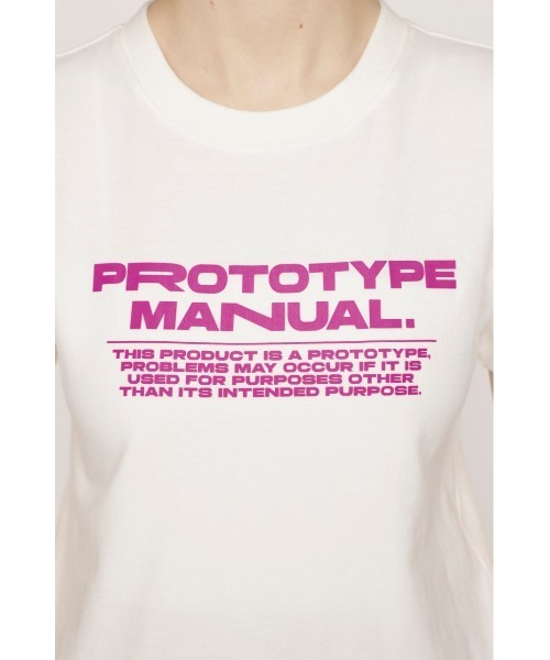 SLY（スライ）の「COMPACT LOGO T/SH コンパクト ロゴ Tシャツ 夏服（Tシャツ/カットソー・レディース・ブラック/ダークパープル/ホワイト/ライトブラック/ピンク・FREE）」の9枚目の写真