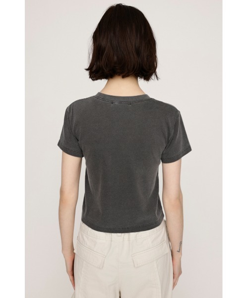 SLY（スライ）の「COMPACT LOGO T/SH コンパクト ロゴ Tシャツ 夏服（Tシャツ/カットソー・レディース・ブラック/ダークパープル/ホワイト/ライトブラック/ピンク・FREE）」の18枚目の写真