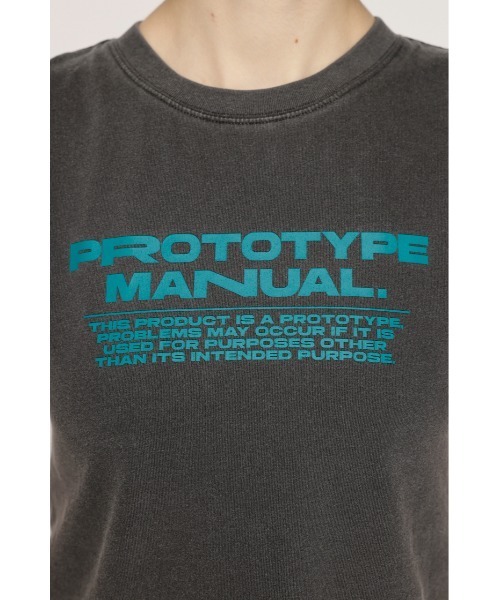 SLY（スライ）の「COMPACT LOGO T/SH コンパクト ロゴ Tシャツ 夏服（Tシャツ/カットソー・レディース・ブラック/ダークパープル/ホワイト/ライトブラック/ピンク・FREE）」の20枚目の写真