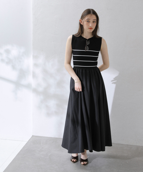 La TOTALITE(ラトータリテ)の「【洗える】2WAYドッキングワンピース(ワンピース・レディース・ブラック系その他/キャメル・38/36)」の11枚目の写真