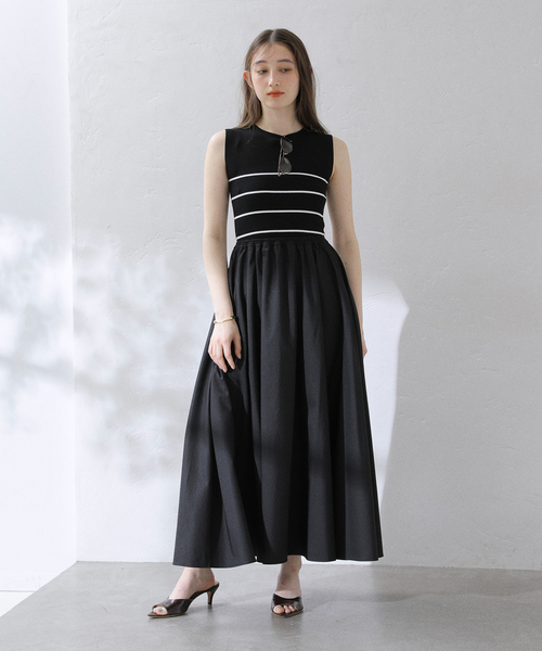 La TOTALITE(ラトータリテ)の「【洗える】2WAYドッキングワンピース(ワンピース・レディース・ブラック系その他/キャメル・38/36)」の12枚目の写真