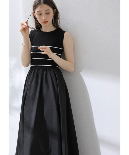 La TOTALITE(ラトータリテ)の「【洗える】2WAYドッキングワンピース(ワンピース・レディース・ブラック系その他/キャメル・38/36)」の15枚目の写真