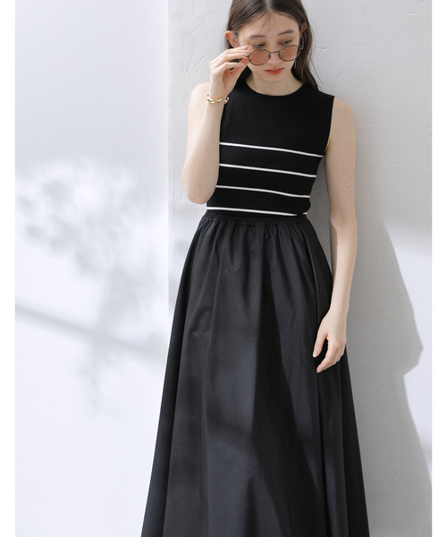 La TOTALITE(ラトータリテ)の「【洗える】2WAYドッキングワンピース(ワンピース・レディース・ブラック系その他/キャメル・38/36)」の16枚目の写真