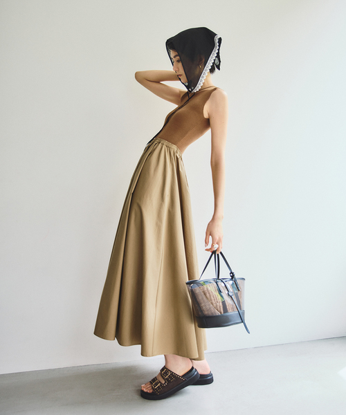 La TOTALITE(ラトータリテ)の「【洗える】2WAYドッキングワンピース(ワンピース・レディース・ブラック系その他/キャメル・38/36)」の18枚目の写真