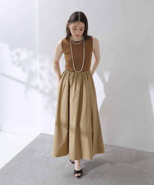 La TOTALITE(ラトータリテ)の「【洗える】2WAYドッキングワンピース(ワンピース・レディース・ブラック系その他/キャメル・38/36)」の20枚目の写真