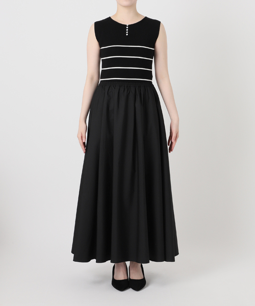 La TOTALITE(ラトータリテ)の「【洗える】2WAYドッキングワンピース(ワンピース・レディース・ブラック系その他/キャメル・38/36)」の5枚目の写真