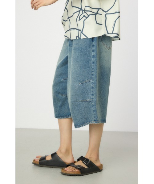 RODEO CROWNS WIDE BOWL（ロデオクラウンズワイドボウル）の「デニムバミューダパンツ（デニムパンツ・メンズ・ライトグレー/ブラック/ブルー・LARGE/SMALL/MEDIUM）」の22枚目の写真