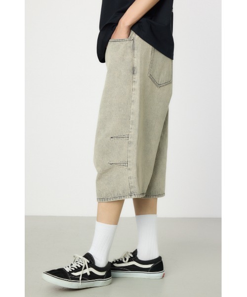 RODEO CROWNS WIDE BOWL（ロデオクラウンズワイドボウル）の「デニムバミューダパンツ（デニムパンツ・メンズ・ライトグレー/ブラック/ブルー・LARGE/SMALL/MEDIUM）」の13枚目の写真