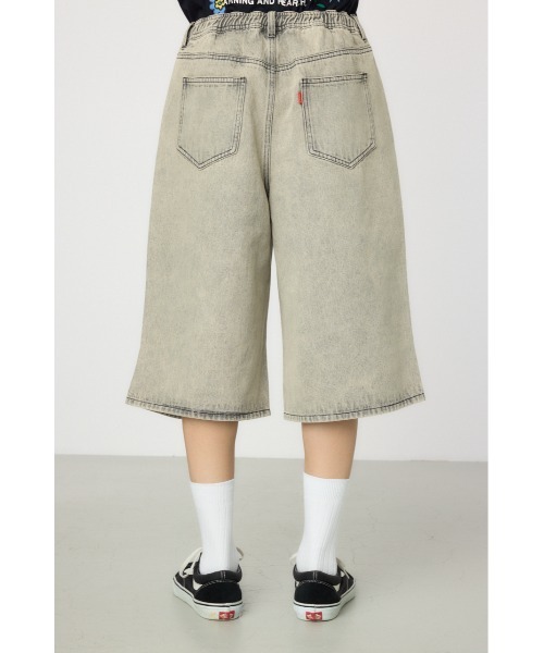 RODEO CROWNS WIDE BOWL（ロデオクラウンズワイドボウル）の「デニムバミューダパンツ（デニムパンツ・メンズ・ライトグレー/ブラック/ブルー・LARGE/SMALL/MEDIUM）」の9枚目の写真