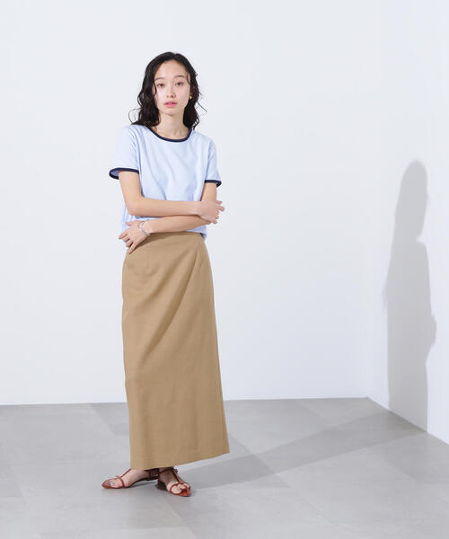 N.（N. Natural Beauty Basic）（エヌエヌナチュラルビューティーベーシック）の「バイカラーコンパクトＴシャツ（Tシャツ/カットソー・レディース・ブルー系その他/ブルー系その他2・MEDIUM）」の15枚目の写真