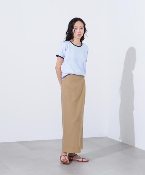 N.（N. Natural Beauty Basic）（エヌエヌナチュラルビューティーベーシック）の「バイカラーコンパクトＴシャツ（Tシャツ/カットソー・レディース・ブルー系その他/ブルー系その他2・MEDIUM）」の17枚目の写真