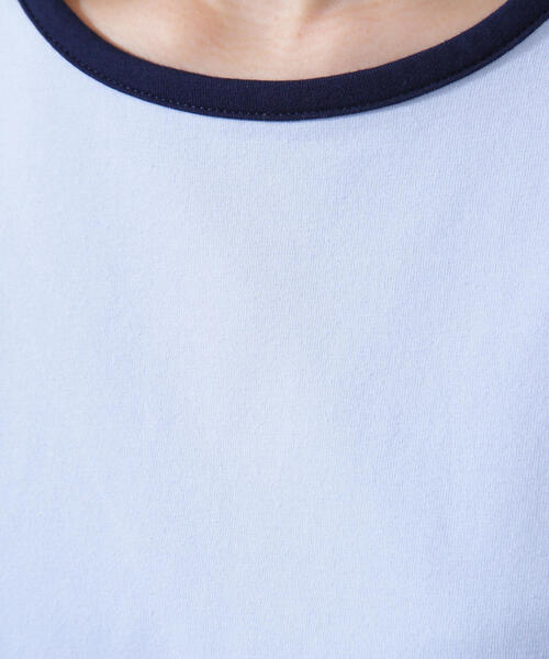 N.（N. Natural Beauty Basic）（エヌエヌナチュラルビューティーベーシック）の「バイカラーコンパクトＴシャツ（Tシャツ/カットソー・レディース・ブルー系その他/ブルー系その他2・MEDIUM）」の18枚目の写真