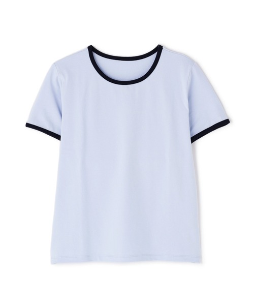 N.（N. Natural Beauty Basic）（エヌエヌナチュラルビューティーベーシック）の「バイカラーコンパクトＴシャツ（Tシャツ/カットソー・レディース・ブルー系その他/ブルー系その他2・MEDIUM）」の19枚目の写真