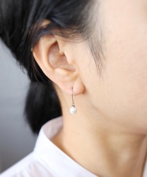 KAM.accessory/サージカルステンレス316L/金属アレルギー対応/一粒パールピアス