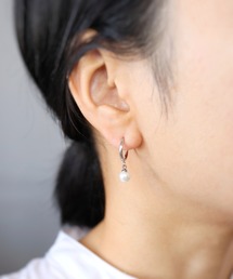 KAM.accessory/サージカルステンレス316L/金属アレルギー対応/一粒パールピアス