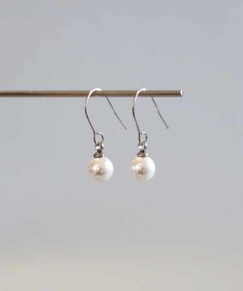 CERCA(チェルカ)の「KAM.accessory/サージカルステンレス316L/金属アレルギー対応/一粒パールピアス(ピアス(両耳用)・レディース・ゴールド系1/ゴールド系2/シルバー系2/シルバー系1・FREE)」の15枚目の写真