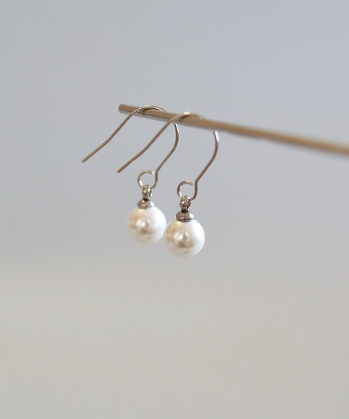 CERCA(チェルカ)の「KAM.accessory/サージカルステンレス316L/金属アレルギー対応/一粒パールピアス(ピアス(両耳用)・レディース・ゴールド系1/ゴールド系2/シルバー系2/シルバー系1・FREE)」の16枚目の写真