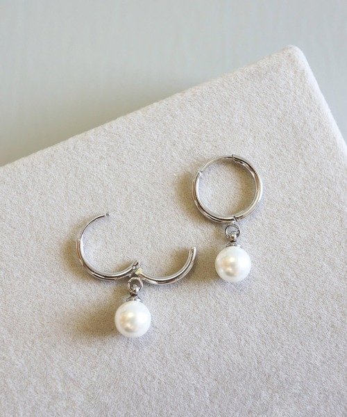 CERCA(チェルカ)の「KAM.accessory/サージカルステンレス316L/金属アレルギー対応/一粒パールピアス(ピアス(両耳用)・レディース・ゴールド系1/ゴールド系2/シルバー系2/シルバー系1・FREE)」の22枚目の写真
