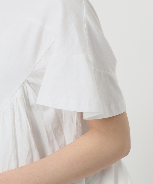 追加》AAYUSHI/アユーシ ロングティアードフリルテールトップス（T