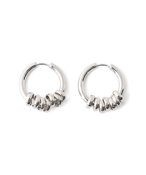 ROSE BUD(ローズバッド)の「RING HOOP PIERCE(ピアス(両耳用)・レディース・シルバー・ONE SIZE)」の7枚目の写真