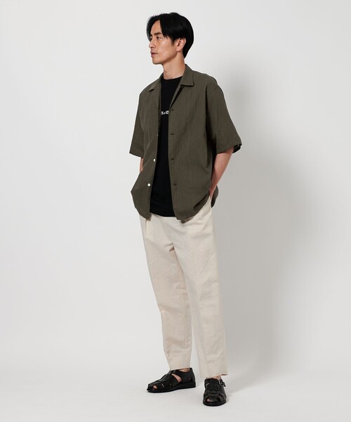 セール】チェーン ドビー オープンカラー グランデ シャツ