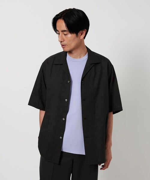 BEAUTY&YOUTH UNITED ARROWS(ビューティーアンドユースユナイテッドアローズ)の「チェーン ドビー オープンカラー グランデ シャツ(シャツ/ブラウス・メンズ・オリーブ/ブラック・L/M/S/XL)」の7枚目の写真