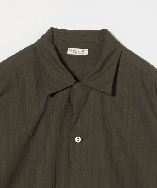 BEAUTY&YOUTH UNITED ARROWS(ビューティーアンドユースユナイテッドアローズ)の「チェーン ドビー オープンカラー グランデ シャツ(シャツ/ブラウス・メンズ・オリーブ/ブラック・L/M/S/XL)」の15枚目の写真