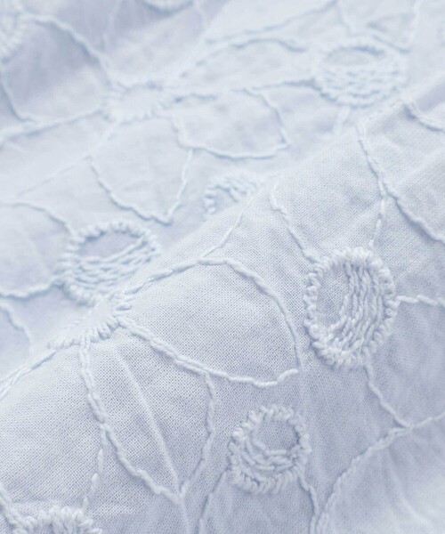 SLAP SLIP（スラップスリップ）の「袖レースクロシェ編みドッキングチュニック(80~130cm)（シャツ/ブラウス・キッズ・ピンク/ブルー・90cm/100cm/130cm/120cm/110cm/80ｃｍ）」の17枚目の写真