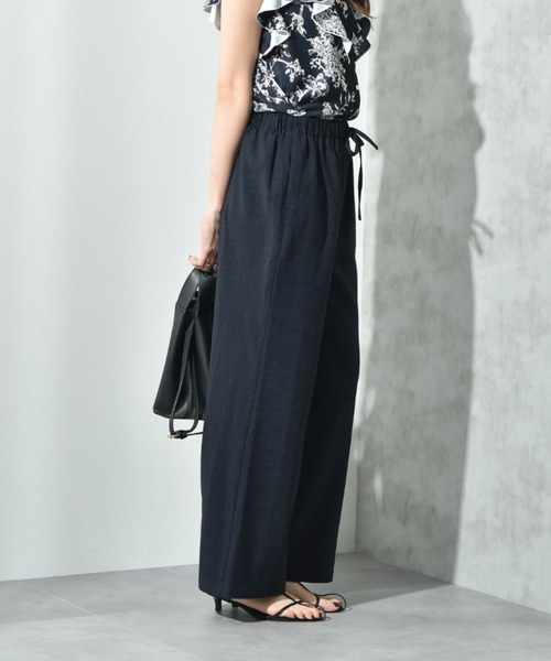 INTERPLANET(インタープラネット)の「リラックスドロストイージーパンツ(その他パンツ・レディース・ネイビー/ブラウン/ベージュ/ブルー・マルチサイズ)」の8枚目の写真