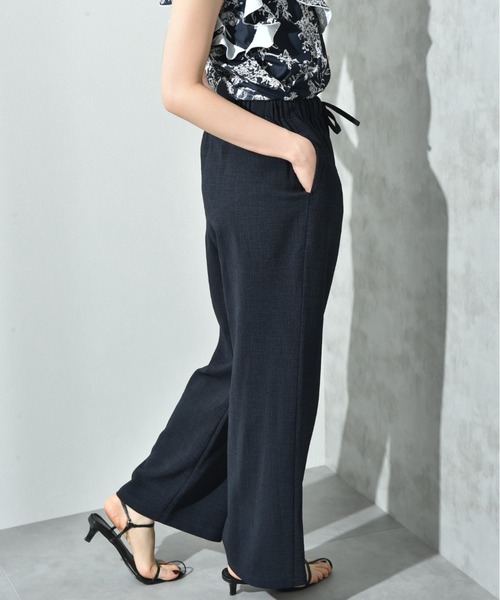 INTERPLANET(インタープラネット)の「リラックスドロストイージーパンツ(その他パンツ・レディース・ネイビー/ブラウン/ベージュ/ブルー・マルチサイズ)」の13枚目の写真