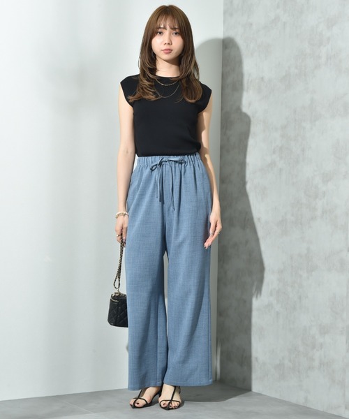 INTERPLANET(インタープラネット)の「リラックスドロストイージーパンツ(その他パンツ・レディース・ネイビー/ブラウン/ベージュ/ブルー・マルチサイズ)」の21枚目の写真