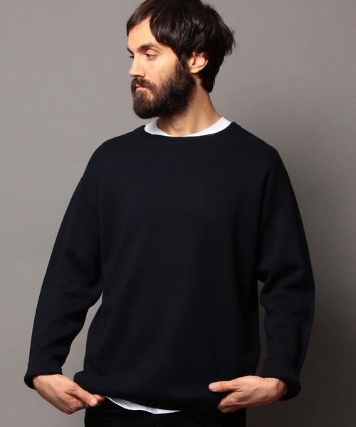 BEAUTY&YOUTH UNITED ARROWS（ビューティーアンドユースユナイテッドアローズ）の「BY ミラノリブ クルーネック ニット◆（ニット/セーター・メンズ・その他1/その他2/ネイビー/ホワイト・X-LARGE/MEDIUM/SMALL/LARGE）」の11枚目の写真