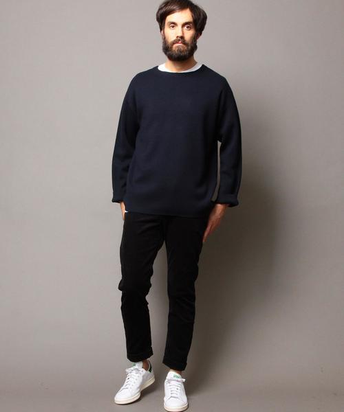 BEAUTY&YOUTH UNITED ARROWS（ビューティーアンドユースユナイテッドアローズ）の「BY ミラノリブ クルーネック ニット◆（ニット/セーター・メンズ・その他1/その他2/ネイビー/ホワイト・X-LARGE/MEDIUM/SMALL/LARGE）」の13枚目の写真